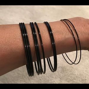 10 Gunmetal Bracelets